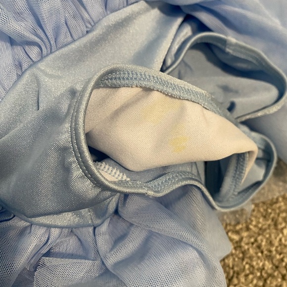 Mirella Dancewear Leotard Blue Tank Tutu Ballet Dress Girls Size 4-6 - Picture 4 of 7